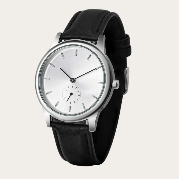 ESSENCE Minimalist Watch.  Two Pin Half Belt Watch Casual Men's Quartz